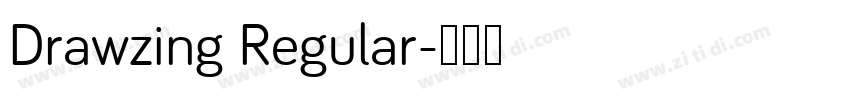 Drawzing Regular字体转换